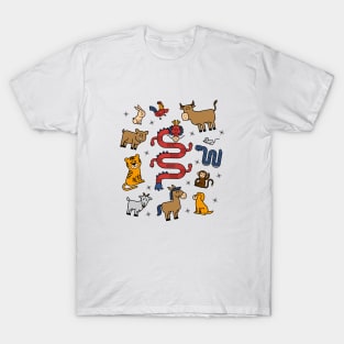 12 Chinese zodiac T-Shirt